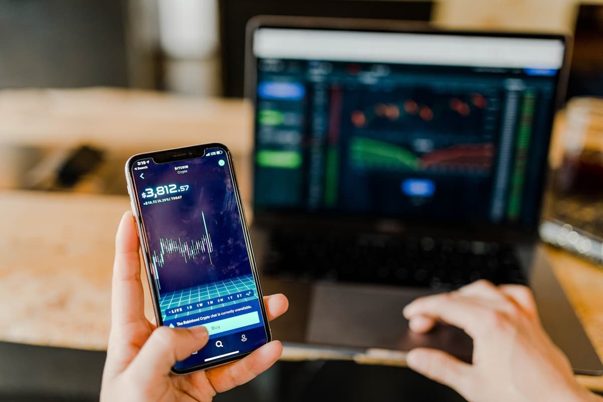 Financial technology application with market analytics